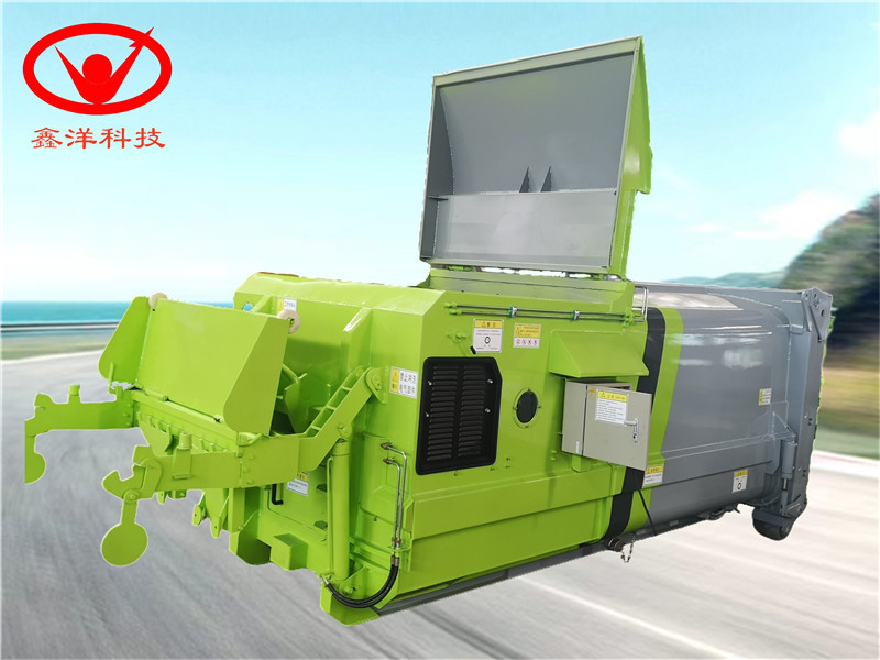 8方移動壓縮垃圾站、前翻掛桶上料